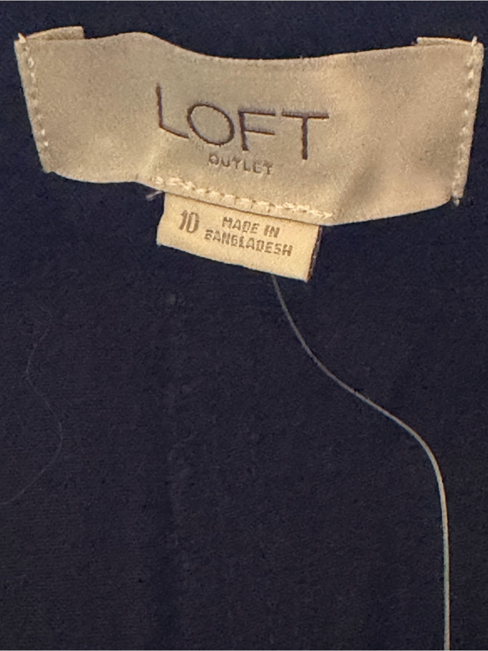 LOFT mid-rise 6” navy blue shorts Style 582741 NEW WITH TAG NWT - Picture 4 of 6